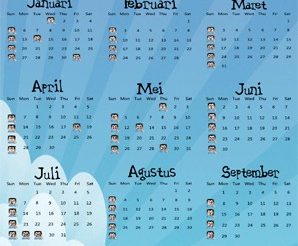 Kalender MUHRID Tahun 2014