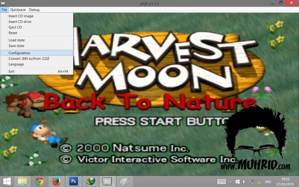 Configuration Cara Bermain Harvest Moon Back To Nature di PC