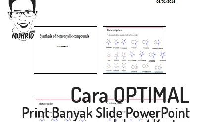 Cara Print PowerPoint Secara Optimal (8 Slide Per Halaman)
