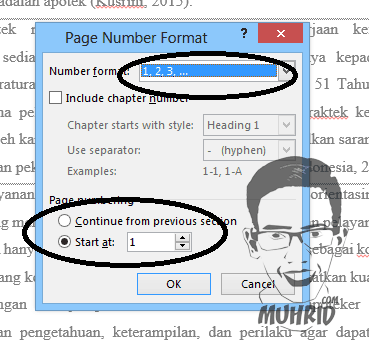Page Number Format Cara Membuat Format Halaman Berbeda dalam 1 File Microsoft Word