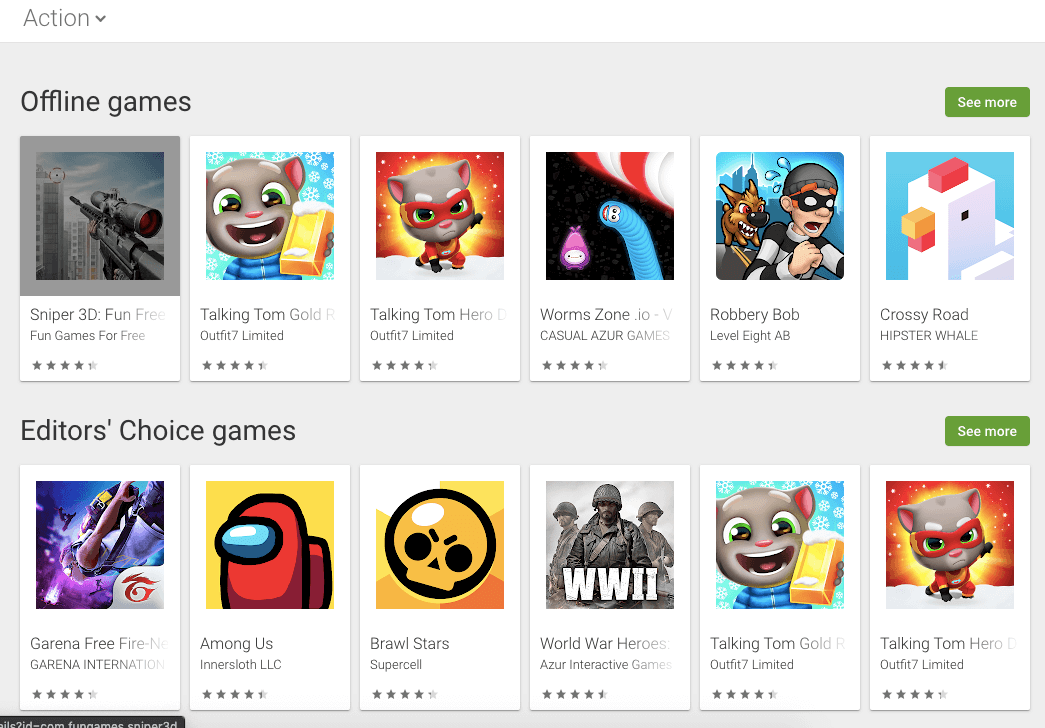 Games di Play Store