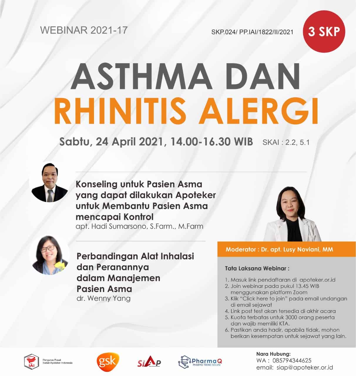 Webinar Asthma dan Rhinitis Alergi