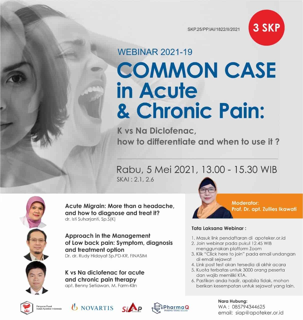 Webinar COMMON CASE in Acute Chronic Pain K vs Na Diclofenac how to differentiate and when to use it