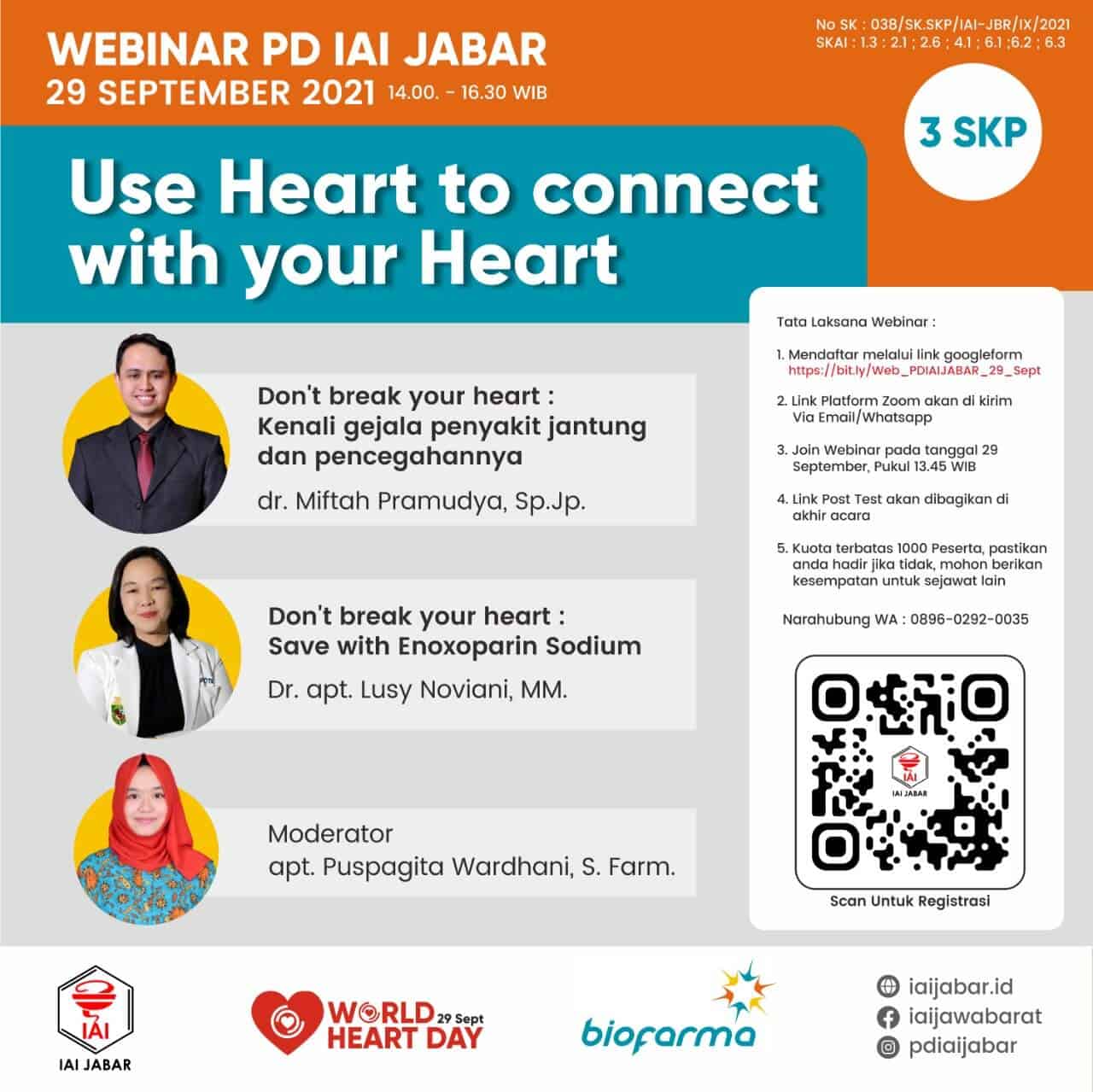 Webinar PD IAI Jabar Use Heart to Connect with Your Heart