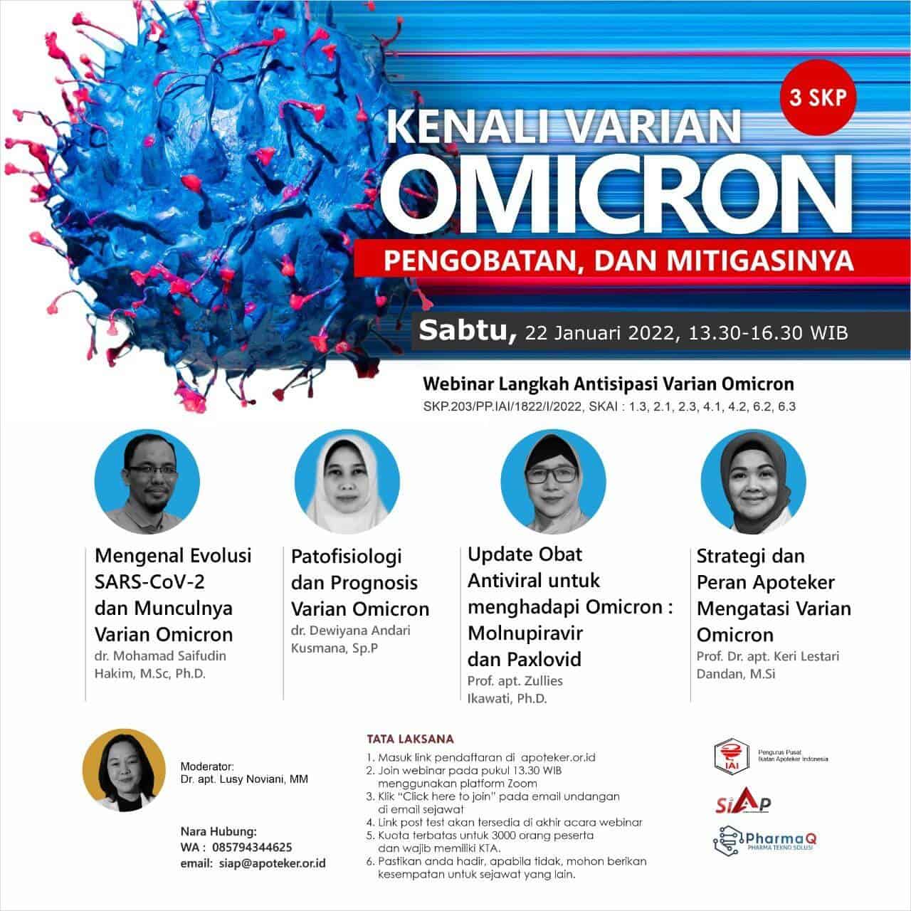 Kunci Jawaban Webinar Kenali Varian Omicron, Pengobatan, dan Mitigasinya [Webinar 2022-02]