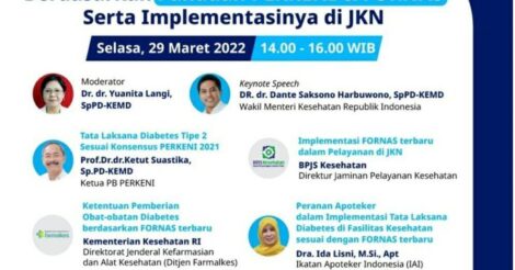 Kunci Jawaban Webinar Sosialisasi Tata Laksana Diabetes Berdasarkan Panduan PERKENI & FORNAS Serta Implementasinya di JKN
