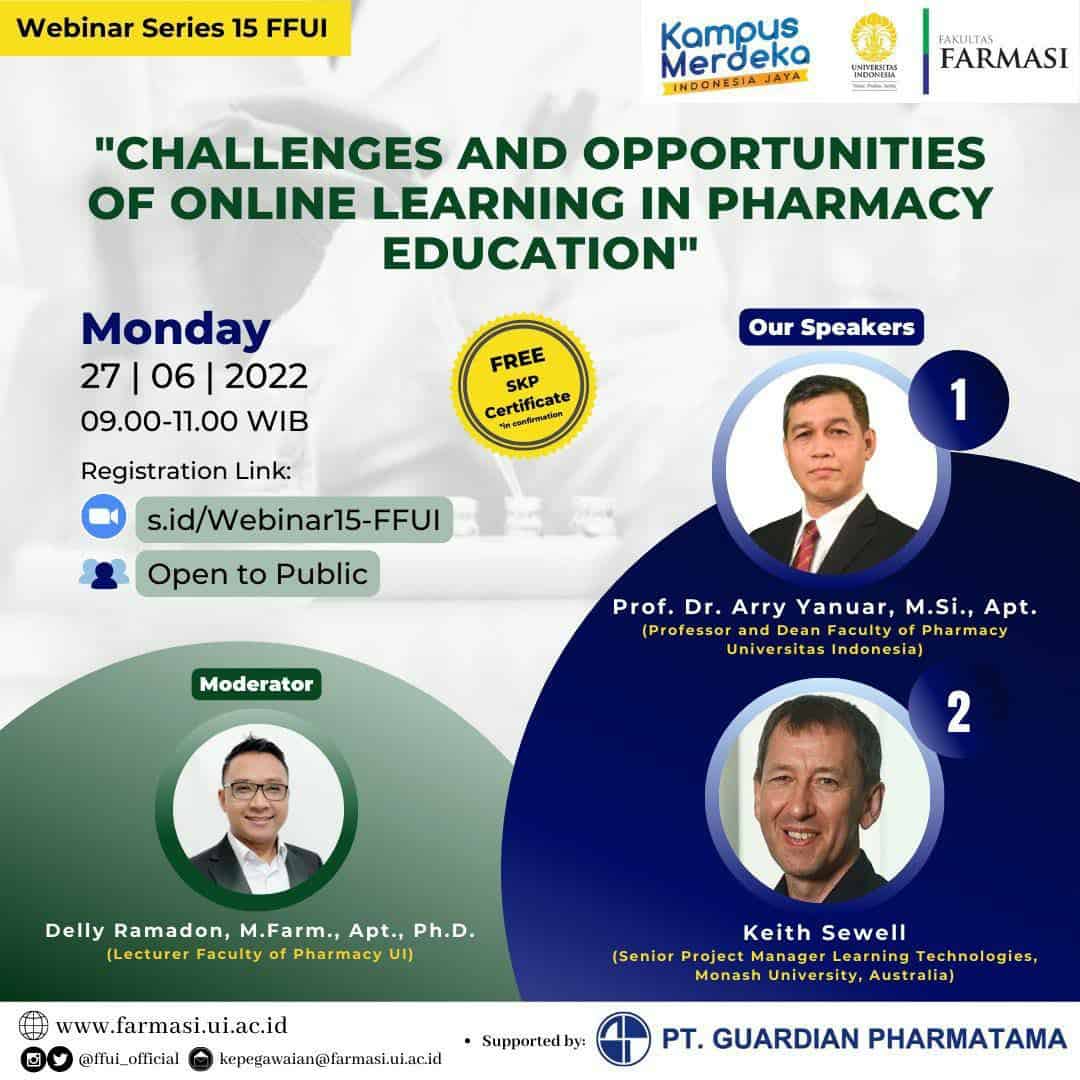 Challenges and Opportunities of Online Learning in Phamacy Education