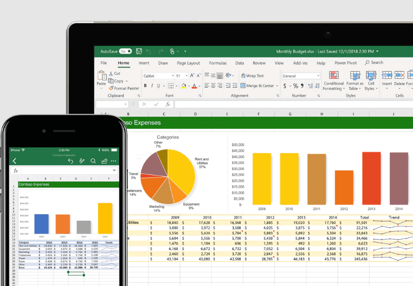 Cara Membuat Grafik di Microsoft Office Excel
