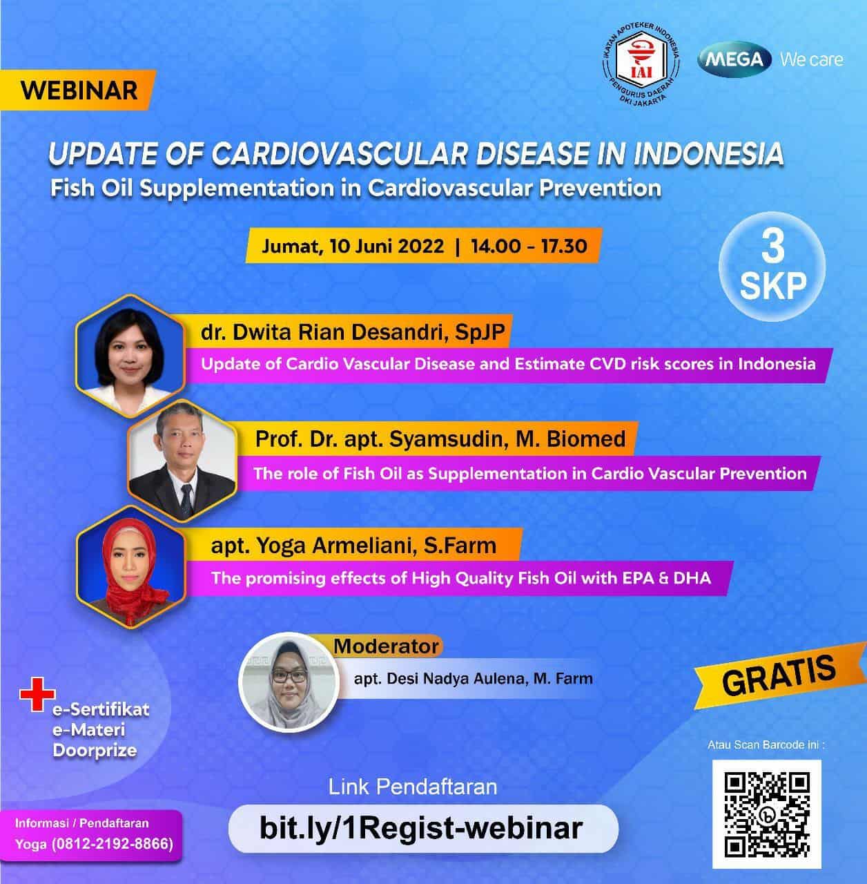 Update of Cardiovascular Disease in Indonesia Fish Oil Supplementation in Cardiovascular Prevention