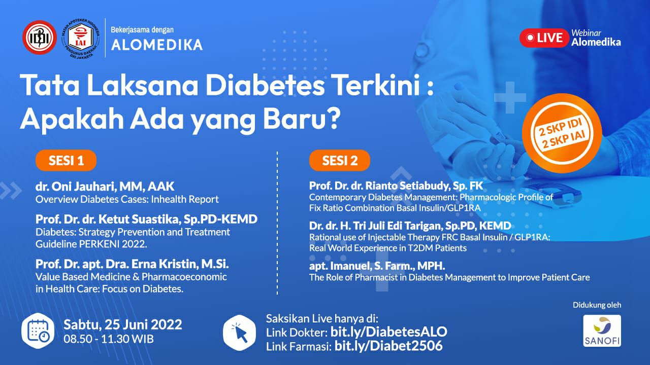 Webinar Tata Laksana Diabetes Terkini: Apakah Ada yang Baru?