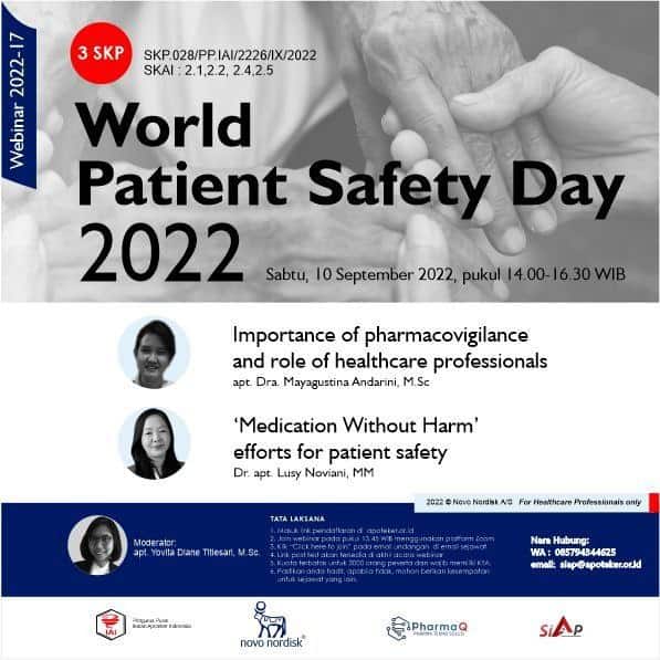 Kunci Jawaban Webinar World Patient Safety Day 2022 [Webinar 2022-17]