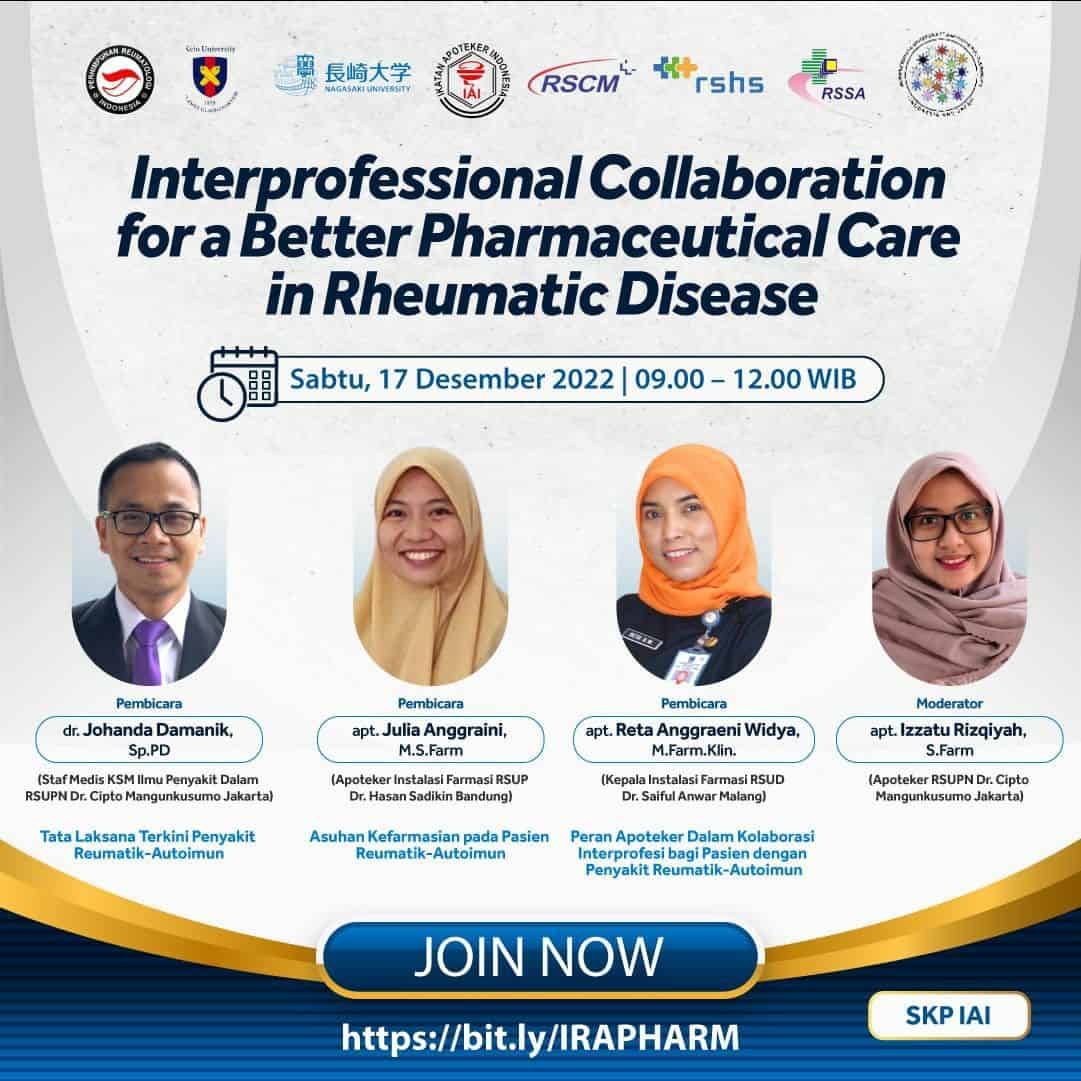 Interprofessional Collaboration for a Better Pharmaceutical Care in Rheumatic Disease